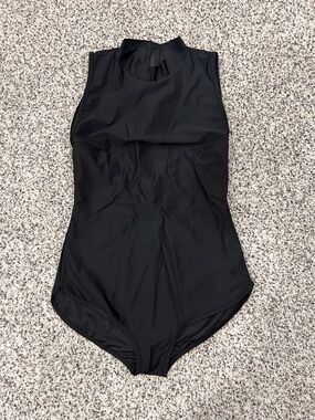 Salt Gypsy Jade One-Piece Surf Suit Black High-Neck One-Piece Swimsuit